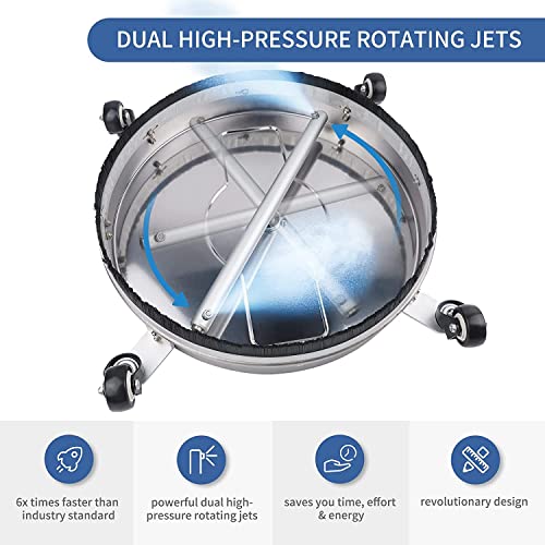 13" Pressure Washer Surface Cleaner with Wheels
