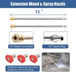 Janz 35.6 cm High-Pressure Surface Cleaner, 4000 PSI