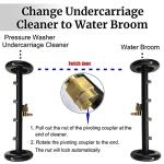 Tonchean 16-Inch Dual-Function Undercarriage Cleaner