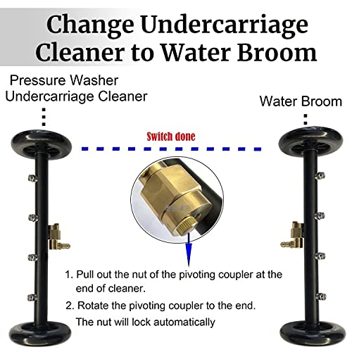 Tonchean 16-Inch Dual-Function Undercarriage Cleaner