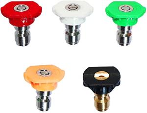 5 Spray Nozzles for 4000 PSI Pressure Washers