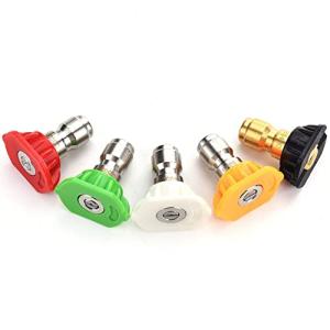 Multi-Grade Pressure Washer Spray Nozzle 5-Pack