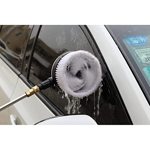 Rotating Soft Brush Attachment for Pressure Washers