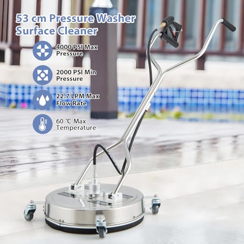 COSTWAY 21” Pressure Washer Surface Cleaner Attachment