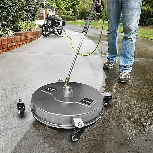 Rotary Pressure Washer Surface Cleaner with Wheels