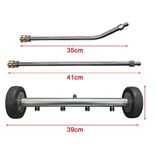 16-Inch Pressure Washer Undercarriage Cleaner Broom