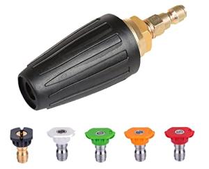 Rotating Turbo Nozzle Tips for Pressure Washer