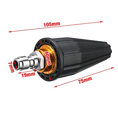 Rotating Turbo Nozzle Tips for Pressure Washer