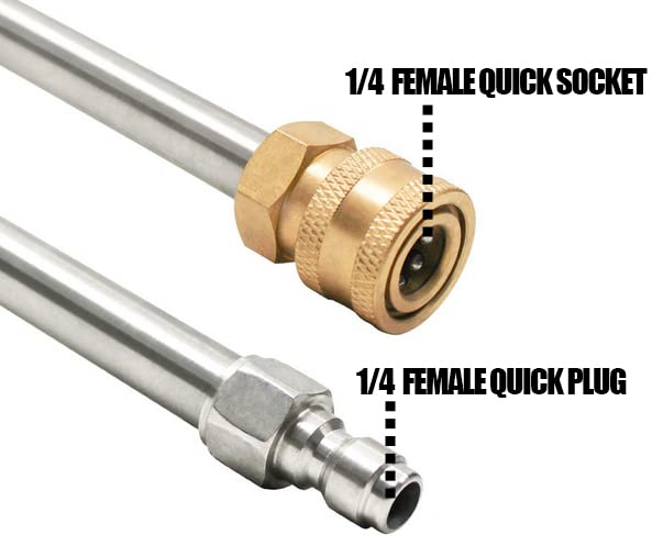 35cm Pressure Washer Extension Wand with 5 Nozzles