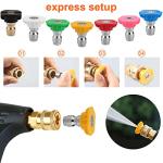 7 Pressure Washer Spray Nozzle Tips Set