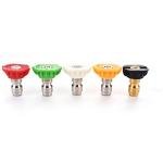 Multi-Grade Pressure Washer Spray Nozzle 5-Pack