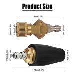 High-Pressure Turbo Nozzle, 4000 PSI, 4.0 GPM