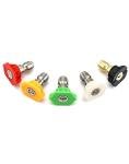 QWORK 5-Pack Pressure Washer Nozzles, 1/4 Inch