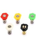 QWORK 5-Pack Pressure Washer Nozzles, 1/4 Inch