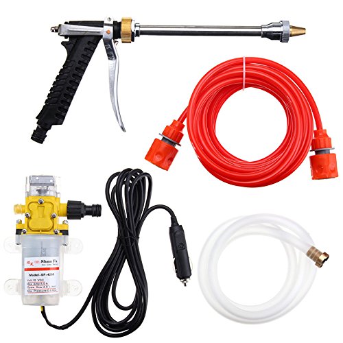 C-FUNN 12V 100W Portable High-Pressure Washer Set