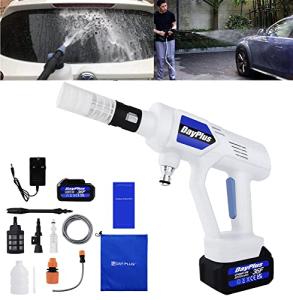 Cordless 21V Power Washer with Battery and Nozzles