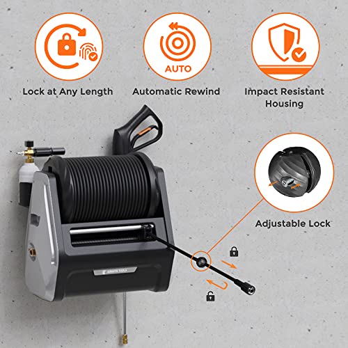 Giraffe Tools Grandfalls Wall-Mounted Electric Pressure Washer