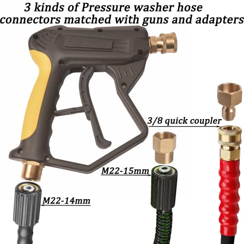 GDHXW High Pressure Washer Gun with 5 Nozzles