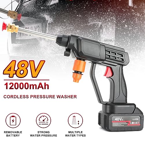 Portable Cordless Electric Pressure Washer for Cars