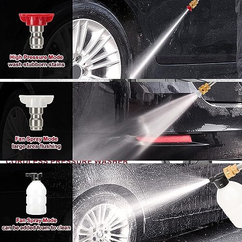 Portable Cordless Electric Pressure Washer for Cars
