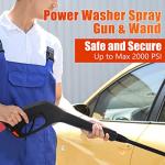 Pressure Washer Gun with Nozzles and Wand