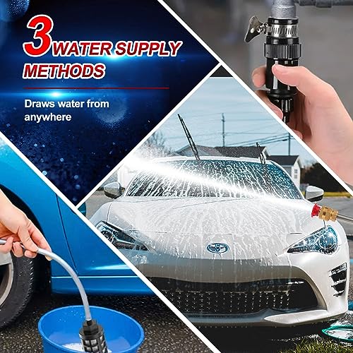 Portable Cordless Electric Pressure Washer for Cars