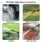 Portable 8-in-1 Cordless Pressure Washer, 725 PSI