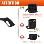 Pressure Washer Gun with Nozzles and Wand