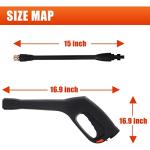 Pressure Washer Gun with Nozzles and Wand