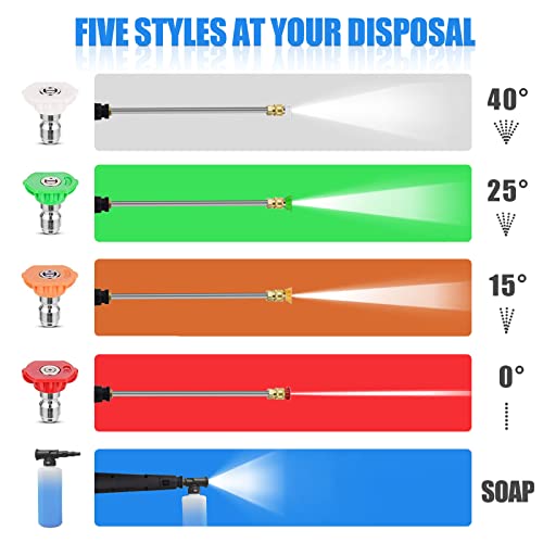 4000 PSI Electric Pressure Washer with Nozzles