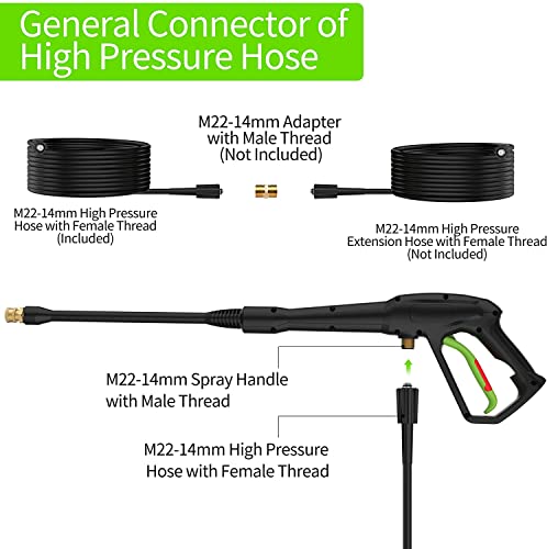 Workmoto Electric Pressure Washer with Foam Cannon