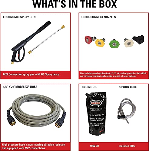 SIMPSON MSH3125 MegaShot 3200 PSI Pressure Washer