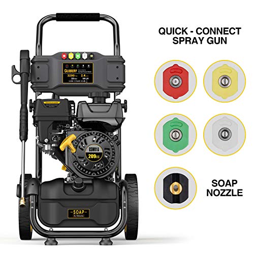 3200PSI Gas Pressure Washer with 25-ft Hose