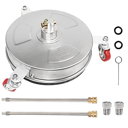 EDOU 14" Pressure Washer Surface Cleaner with Wheels
