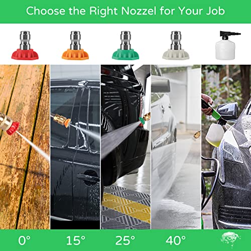 Fancyall 1950 PSI Electric Pressure Washer with Nozzles