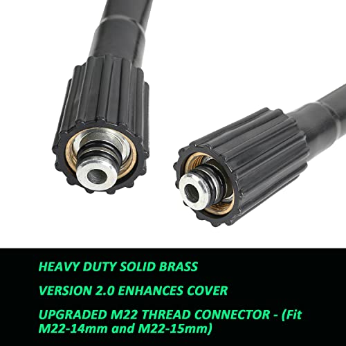 STYDDI 25 FT Heavy-Duty Pressure Washer Hose