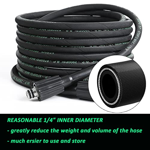 STYDDI 25 FT Heavy-Duty Pressure Washer Hose