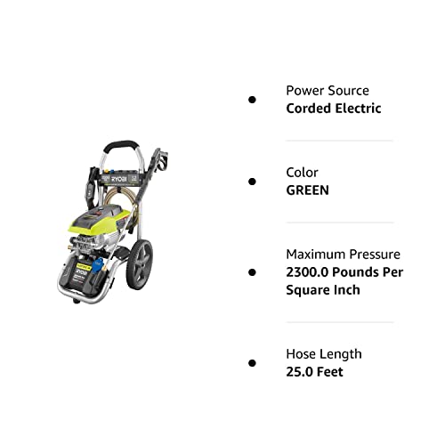 RYOBI 2,300 PSI Electric Pressure Washer