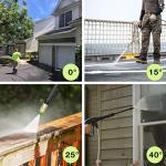 PowRyte 3700 PSI Electric Pressure Washer with Foam Cannon