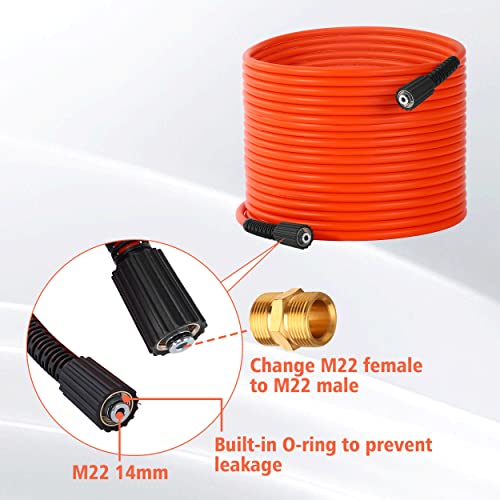 50 FT Kink Resistant Pressure Washer Hose
