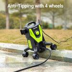 Rock&Rocker 1950PSI Electric Pressure Washer - Green
