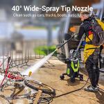 Rock&Rocker 1950PSI Electric Pressure Washer - Green