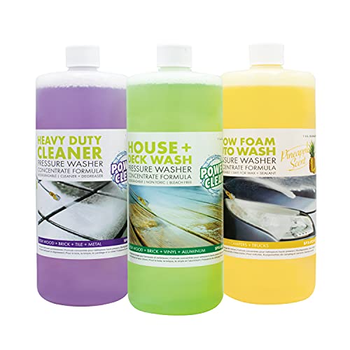 Sun Joe Pressure Washer Cleaning Solution Trio
