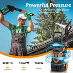 Electric Pressure Washer 3000PSI with 5 Nozzles
