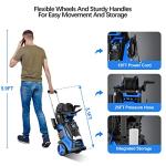 Pecticho 4000 PSI Electric Pressure Washer with Foam Cannon
