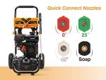 Efurden 3500 PSI Gas Pressure Washer with Nozzles