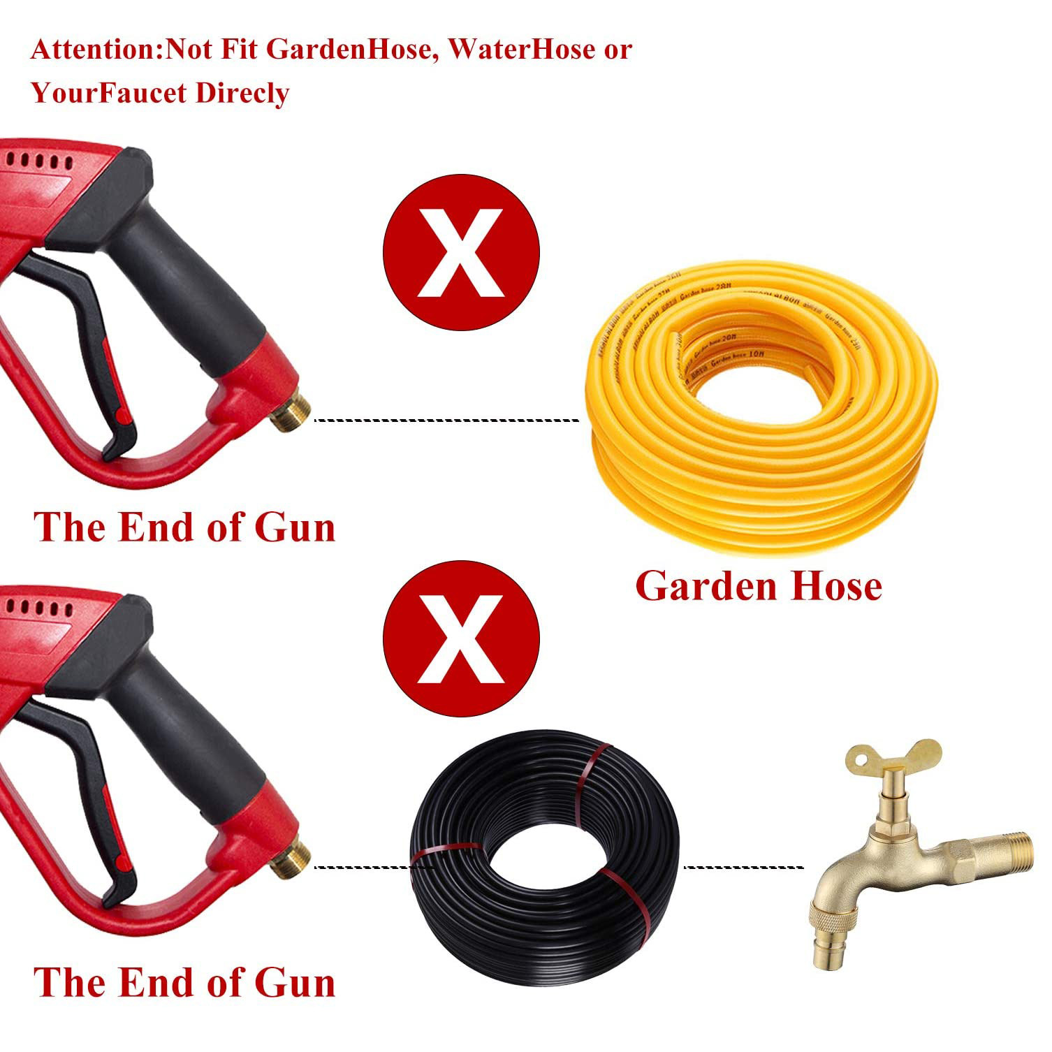 High Power Pressure Washer Gun with Extension Wand