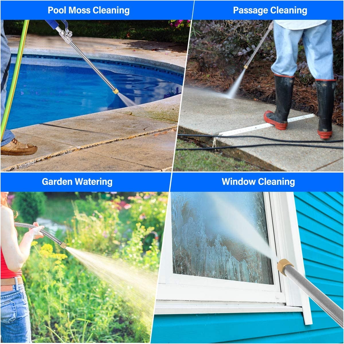 Power Washer Spray Gun Nozzle for Garden Hose