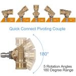 Adjustable Quick Connect Nozzle for Pressure Washers
