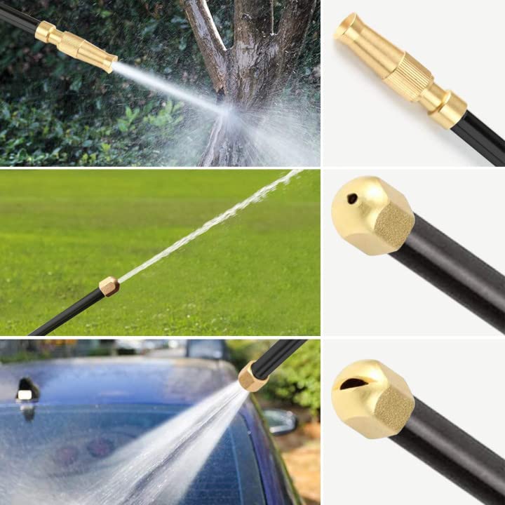 Jet Pressure Washer with 3 Nozzles and Hose